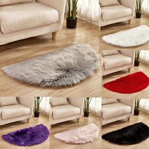 More Colors Artificial Sheepskin Rug Chair Cover Bedroom Mat Faux Wool Warm Hairy Carpet Seat Wool Warm Textil Fur Area Rugs Com