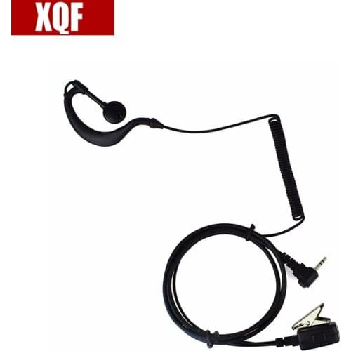 XQF Black 1 Pin PTT MIC Earpiece Headset for Motorola Radios T5700 T5920 T5950 T7200
