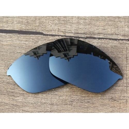 Vonxyz Black Mirror Polarized Replacement Lenses for-Oakley Half Jacket 2.0 Frame