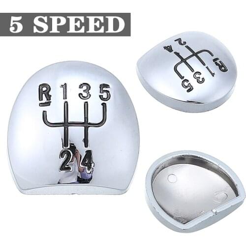 For Renault Megane Clio Kangoo Scenic 1pc 5 Speed Gear Shift Knob Cap Cover Dedicated Replacement Auto Shift Lever Head Cover