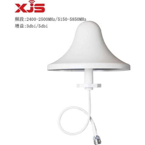 2.4/5.8ghz 5dBi dual band omnidirectional antenna WiFi wireless signal antenna indoor ceiling mounted communication antenna