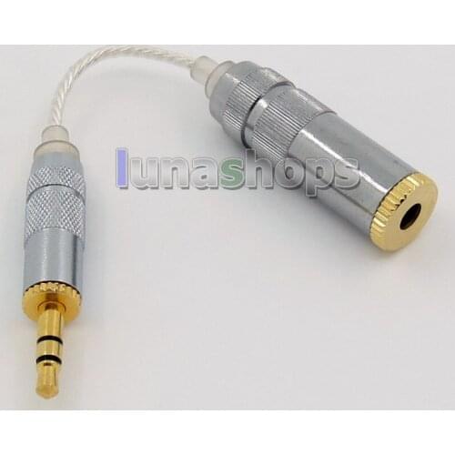 4.4mm Earphone cable for Sony PHA-2A TA-ZH1ES NW-WM1Z NW-WM1A AMP Player To 3.5mm 3 pole Male Converter Adapter LN005745