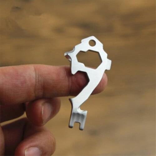 Multifunction High Quality Key Holder EDC Key Wallets Keychain New Metallic Housekeeper with Bottle Opener Hex Wrench