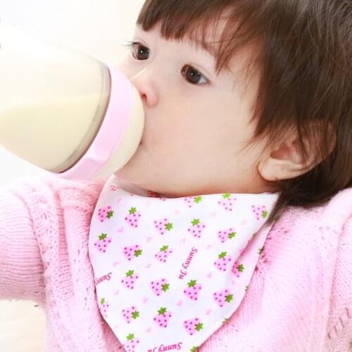 Reusable Baby Bibs Burp Cloth Print Cotton Material Triangle Baby Bibs Adjustable Meal Feeding Baby Bandana Bib Infant Bibs DS29