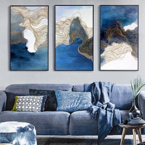 Fashion Landscape Canvas Painting 3 Panels Traditional Art Scenery Picture Chinese Painting Art Canvas Wall Pictures Posters