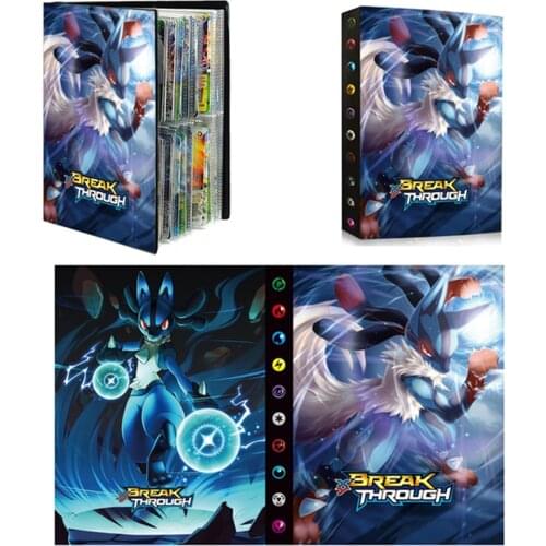 Cartoon Anime 240Pcs Holder Album Toy Collection Game Pokemon Cards Album Book Top for Kids Gift