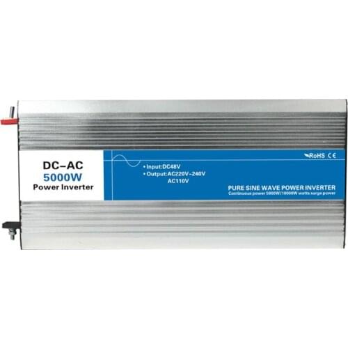 5000W pure sine wave inverter DC 12V/24V/48V to AC 110V/220V tronic power inverter circuits off-grid tie cheap 12 24 48 V