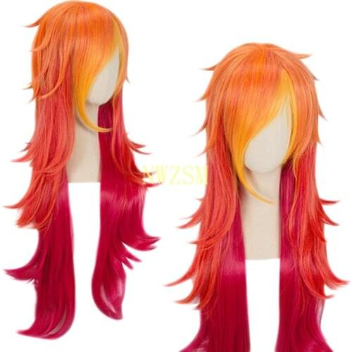 100cm LOL Wig Miss Fortune Star Guardian Cosplay Hair Wig Adult Women Girls Halloween Carnival