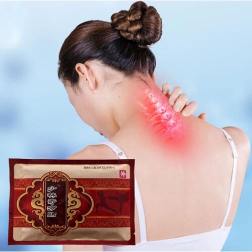 8Pcs/Bag Medicine Analgesic Patch Ganoderma Plasters Shaolin Rheumatoid Arthritis Cervical vertebra/Lumbar disc protrusion patch