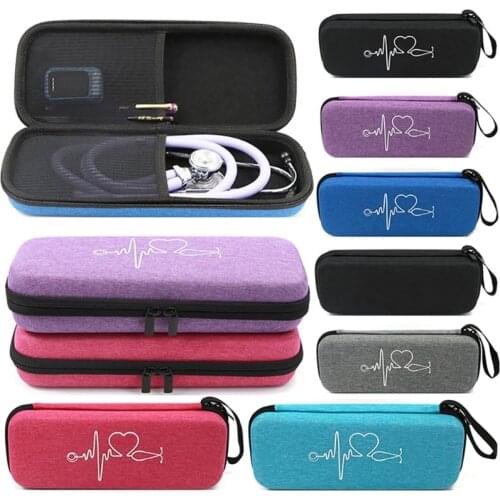 Portable Stethoscopes Carrying Case for 3M Littmann Classic III, Accessories Bandage Scissors Trauma Shears Organizer