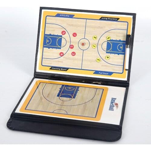 Straight Tactical Basketball Coach Board Magnetic Basketball Tactical Board Portable Competition Game Training Magnet Clipboard