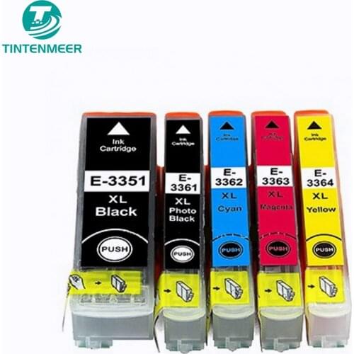 TINTENMEER T33xl ink cartridge compatible for epson Expression XP-530 XP-540 XP-630 XP-635 XP-640 XP-645 XP-7100 XP-830 XP-900