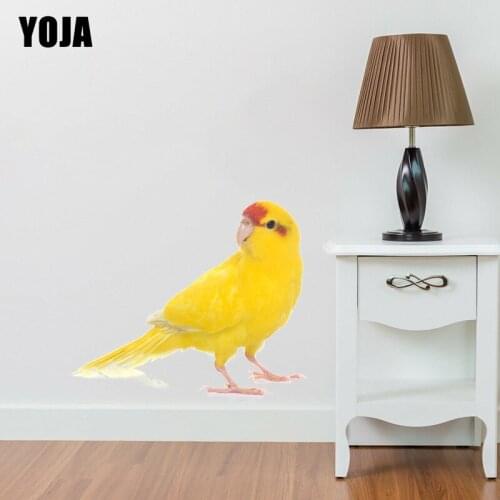 YOJA 48.8×42.8CM Australian Parrot Beautiful Bird Home Decor Living Room Wall Stickers Accessories 8WS0204
