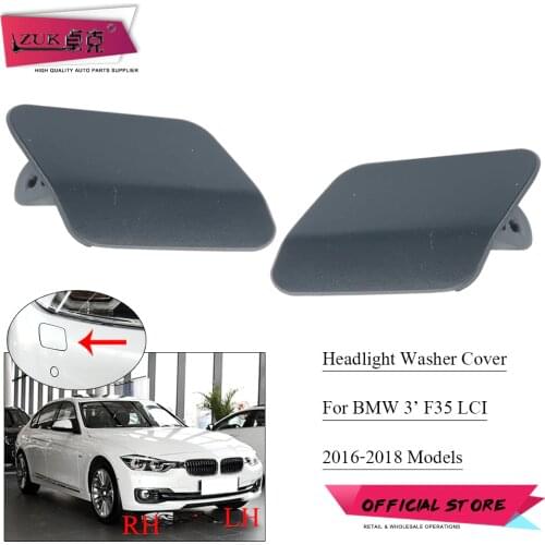 ZUK For BMW 325Li 328Li 330Li 335Li Luxury Line Head Light Lamp Cleaner Cover Lid Cap Sheel For F35 LCI Long Wheelbsse 2016-2018