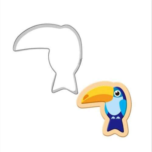 1pcs patisserie reposteria gateau Woodpecker Moldes Metal Cookie Cutter Art Fondant Cake Decor Pastry Shop Cupcake Biscuit Mould