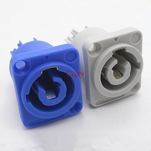 1PC Stage Light LED Power Cable Plug Socket 3 Pin Female Panel Audio Connector