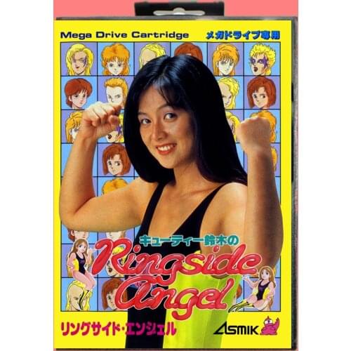 Cutiesuzukino ringside angel 16 Bit MD Game Card Include Retail Box For Sega Genesis & Mega Drive