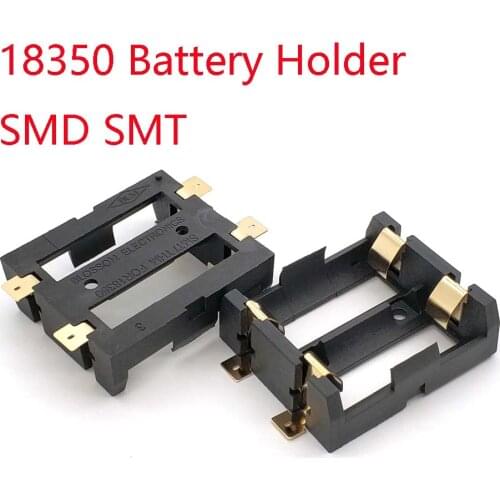 2*18350 Battery Holder Smd Smt Batteries Case Storage Box With Bronze Pins 2 Slot 2*18350 Rechargeable Battery Shell