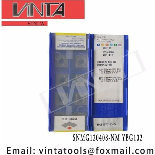 Free shipping high quality 10pcs/lots YBG102 SNMG120408-NM cnc carbide turning inserts