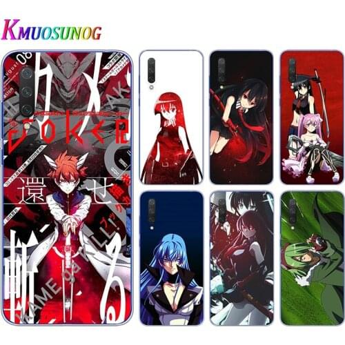Akame Ga Kill Anime cartoon For Xiaomi Mi 11i 11 10i 10T 10 9T 9SE 9 8 A3 CC9 CC9E Note 10 Lite Pro Ultra Soft Phone Case