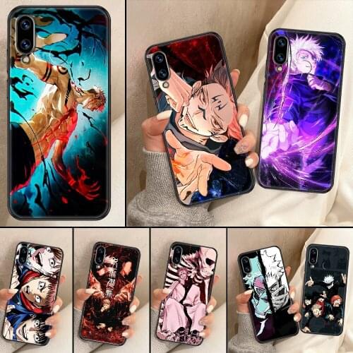 Jujutsu Kaisen Yuji Itadori Phone Case For Huawei Honor 6A 7A 7C 8A 8X 8 9 9X 10 10i 20 Lite Pro black pretty bumper art Etui