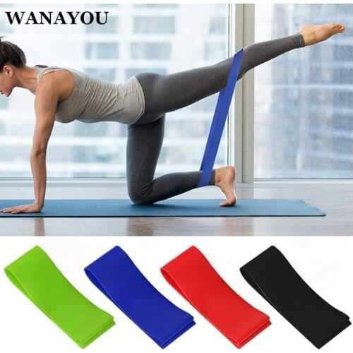 WANAYOU 4pcs/Set Sports Resistance Bands,Women Fitness Workout Latex Elastic Bands,Training Rubber Loops Bands Yoga Pull Rope