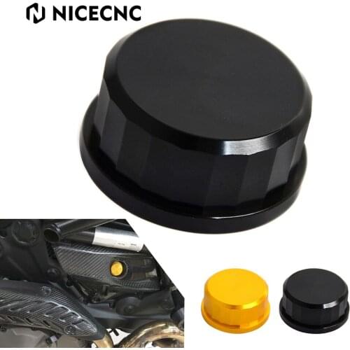 NICECNC Radiator Water Tank Cover Cap Case For Ducati Streetfighter S 848 1098S Monster 1200 1200S 1200R 821 Dark Supersports