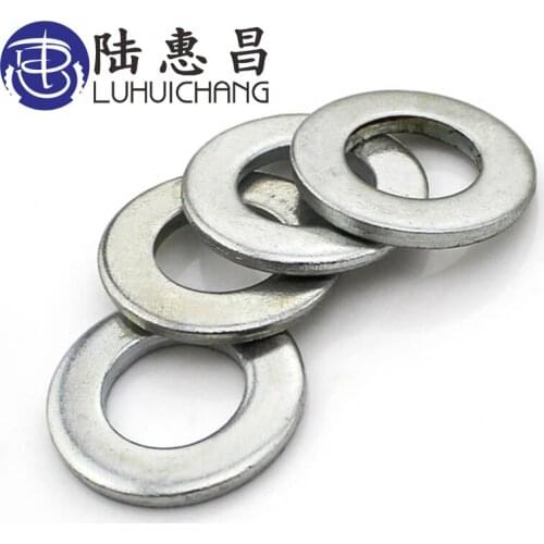 Luhuichang 5-100pcs Flat Washer M1.6 M2 M2.5 M3 M4 M5 M6 M8 M10 M12 M14 M16 M18 M20 Stainless Steel Washers Plain Washer Gasket