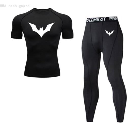 MMA rash guard Men's T-shirts With Print