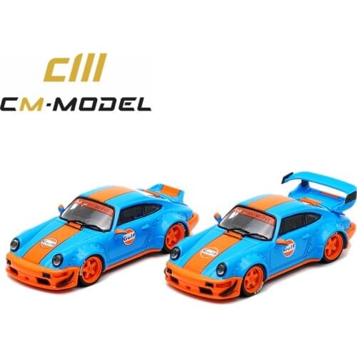 CM Model 1:64 RWB 964 Gulf GT Wing/Ducktail Diecast Model Car