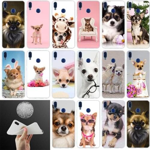 Soft Silicone Cover Phone Case For Huawei Honor 30 20 10 9 Lite 8 9a 8a 7a Pro 8x 9x 10i 30s cases Chihuahua Dog