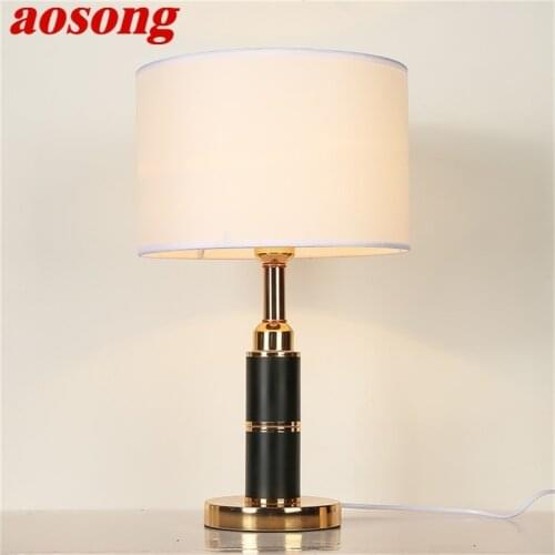 AOSONG Table Lamps Modern Luxury Design LED Desk Light Decorative For Home Bedside