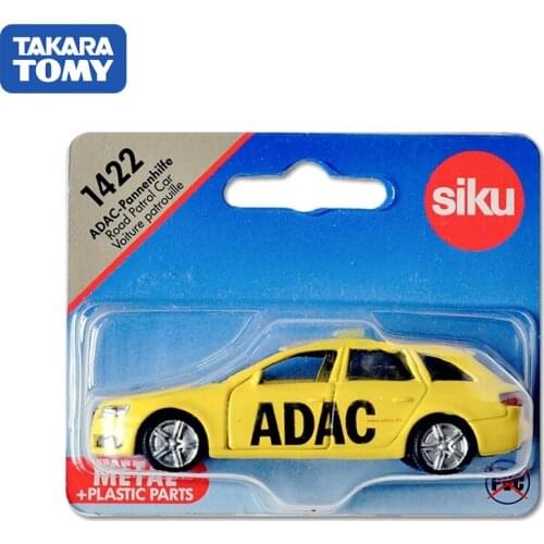 Germany SIKUS Simulation Vehicle 1422 Audi A4 Road Patrol Vehicle Openable Double Door Alloy Car Model Kids Toy Car Gift