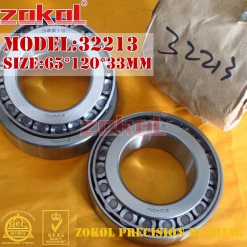 ZOKOL bearing 32213 7513E Tapered Roller Bearing 65*120*33mm