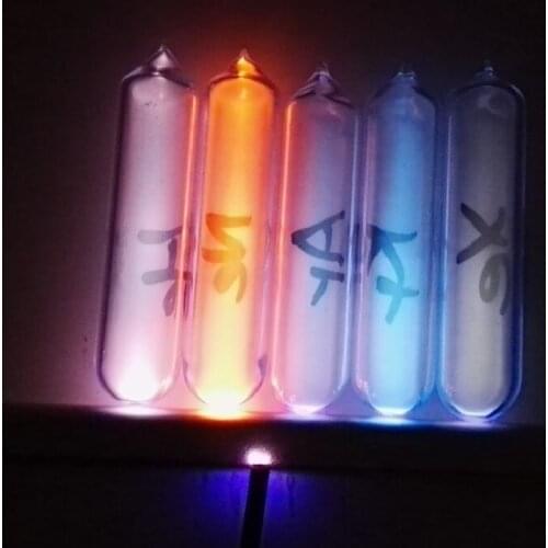 A complete set of rare gases, helium, neon, argon, krypton and xenon, 5N, high purity rare gas, 5 kinds