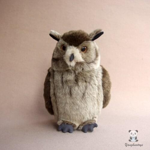 Rare Stuffed Animal toy doll Real life Plush Buffy Fish Owl dolls soft toys Decoration mascot