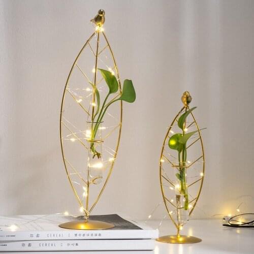Nordic Home Decoration Accessories flower vase Terrarium Glass Vases test tubes for flowers Flowers Living Room ZM1127