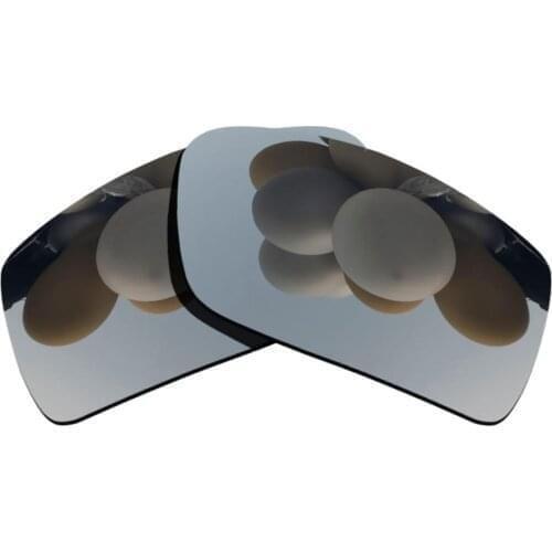 Polarized Sunglasses Replacement Lenses for-Gascan OO9014 Frame - Silver