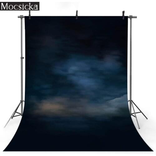 Dark Blue Abstract Texture Backdrop Retro Adult Children Birthday Portrait Background Old Master Art Photography Photo Shoot