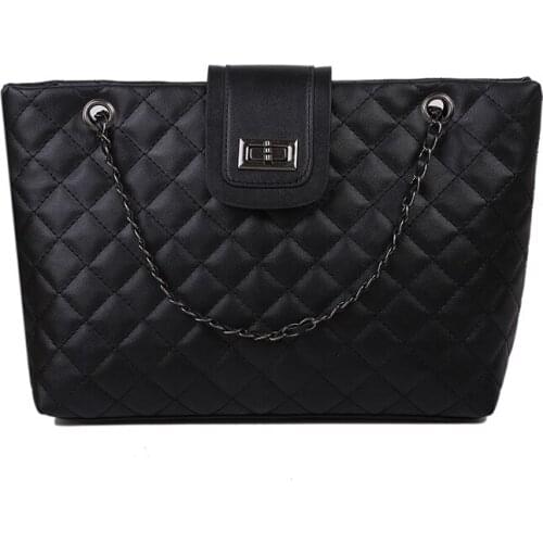 Bag womens 2021 autumn new diamond embroidery chain bag womens one shoulder slant span bag