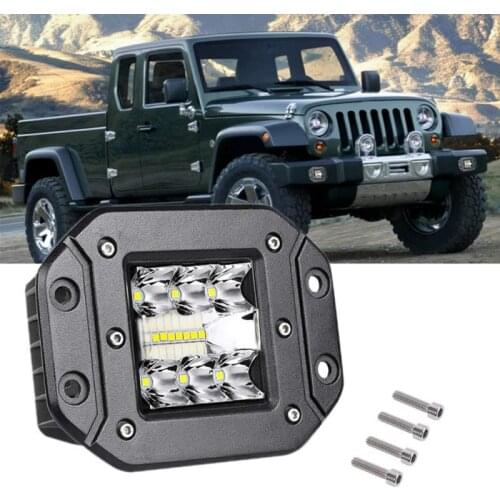 20W Waterproof Work Light LED Light Bars Spot Flood Beam for Work Driving Offroad Boat Car Tractor Truck 12V 24V