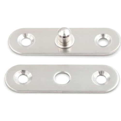 360 Degree Rotating Hinge Stainless Steel Door Pivot Up Down Shaft 75/95/100mm Furniture Hinges Hot Sale