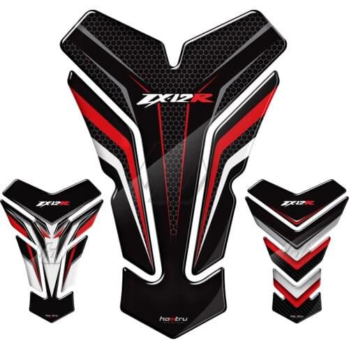 3D Motorcycle Tank Pad Protector Sticker Case for Kawasaki Ninja ZX12R ZX-12R Decals