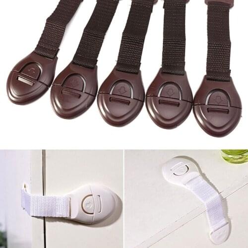 5pcs/lot Cabinet Door Drawers Refrigerator Toilet Safety Locks for Kids Baby Locks for Children Kids Baby Safety Locks 4.6