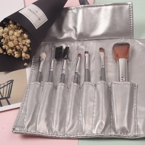 Makeup Brushes 7pcs Eye Makeup Brushes Set With Cosmestic Bag Eyeshadow Blending Make Up Brush For Makeup Beauty Tools Kit