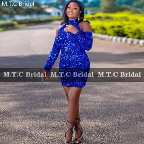 Long Gold Mermaid African Prom Dresses With Slit Spaghetti Straps Backless Sexy Black Women Birthday Party Occasion Gowns Cheap