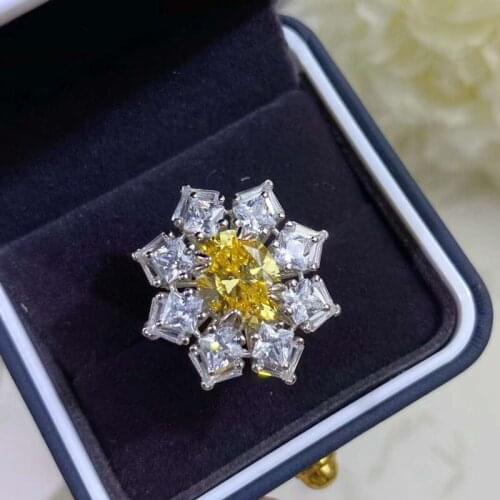 Designer Fashion 925 Sterling Silver Jewelry 3A Cubic Zirconia Party Ring