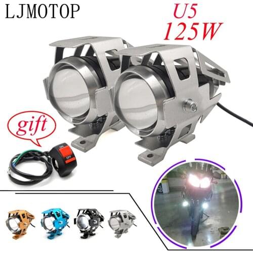 U5 12V Motorcycle Light LED Driving Fog Light Auxiliary Lamp For YAMAHA ys 150 tmax 530 tdm 850 fz6n mt10 c8 nmax 155 fazer8