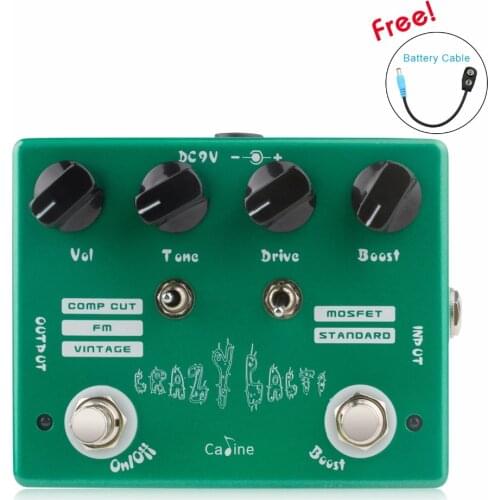 Caline cp20 Guitar Pedal Crazy Cacti True Bypass design With Aluminum Alloy Housing Guitar Accessorie Good Durability CP-20