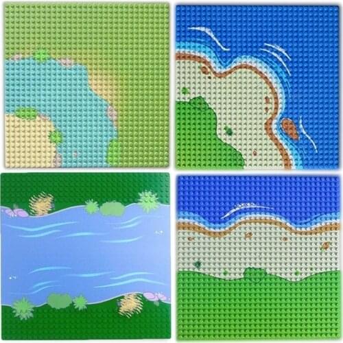 Classic 32*32 Dots bricks Base Plates City Street Road plate Baseplates Building Blocks Construction Toys Compatible All Brands